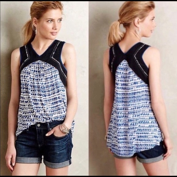 Anthropologie Tops - Anthropologie One September Meseta Polka Dot Tank